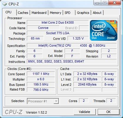 windows 7 - Intel® Core™2 Duo Processor E4300 - Is it a 64 Bit ...