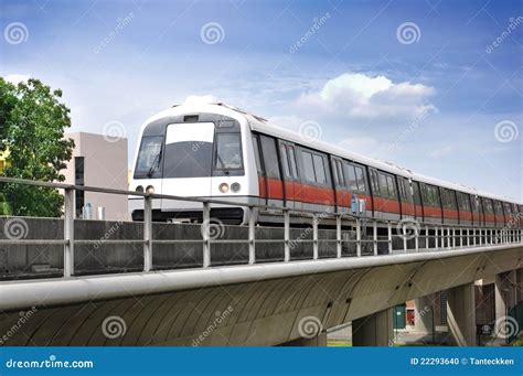 Singapore MRT Train stock photo. Image of freight, fast - 22293640