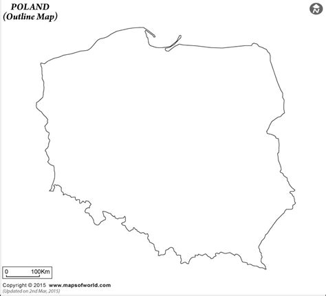 Poland Map Outline | Blank Map of Poland