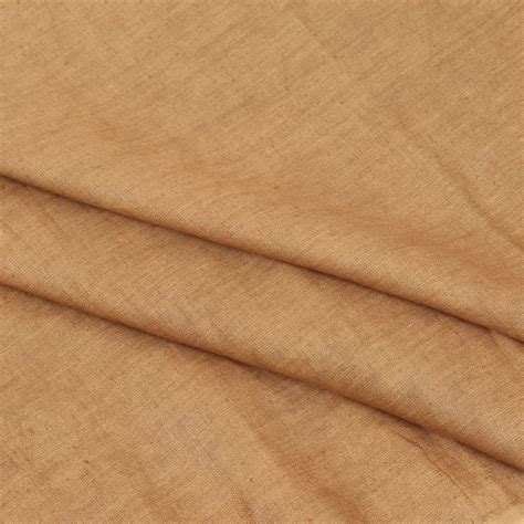 Buy Brown Plain Linen Fabric for Best Price, Reviews, Free Shipping