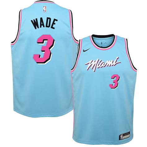 Dwyane Wade Miami Heat Nike Youth Swingman Jersey Blue - City Edition