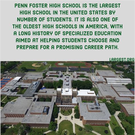 Penn Foster High School - The Largest High School in the United States