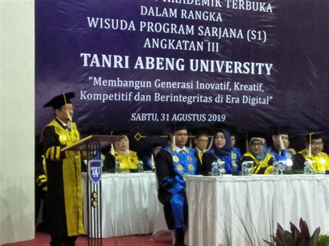 Tanri Abeng University Wisuda 89 Mahasiswa | Tagar