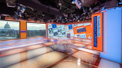 NBC News Studio N5 Broadcast Set Design Gallery