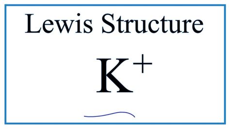 Lewis Structure For Potassium