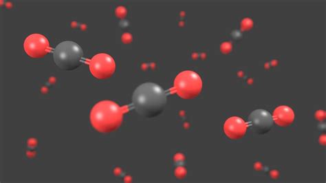 Carbon dioxide molecule - Model 3D model | CGTrader