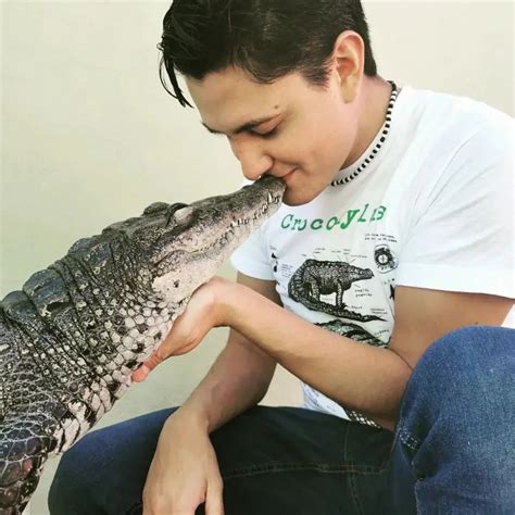 Man's Pet Crocodile Acts Like Dog