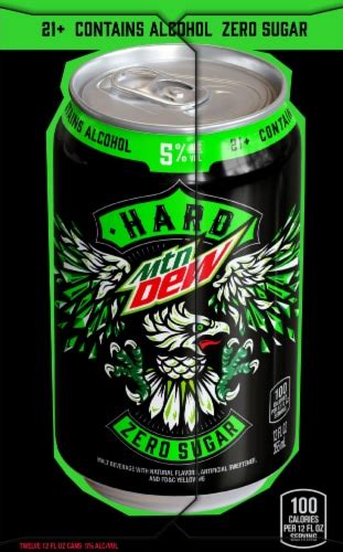 Hard Mountain Dew Original Seltzer, 12 cans / 12 fl oz - Kroger