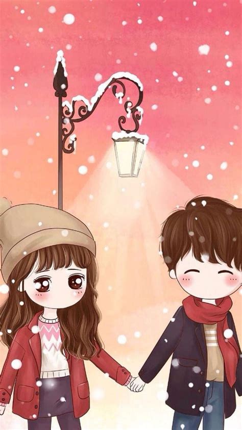 Cute Cartoon Love Couple Wallpapers - Wallpaper Cave