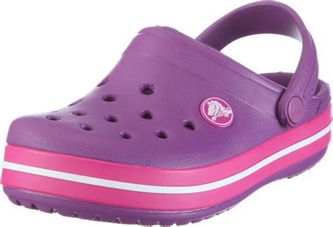 Crocs Crocband Kids, Zuecos Con Correa Infantil, Morado (Dahlia/Fuchsia), 29-31 EU : Amazon.es ...