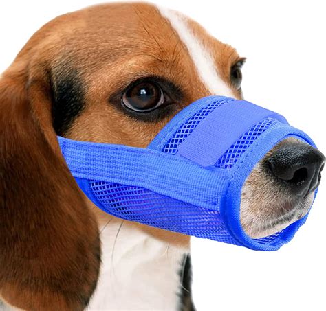 Amazon.com : YAODHAOD Nylon Mesh Breathable Dog Mouth Cover, Quick Fit Dog Muzzle with ...