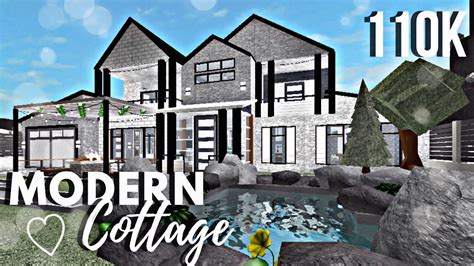 Roblox | Bloxburg | Modern Cottage | 110k - YouTube