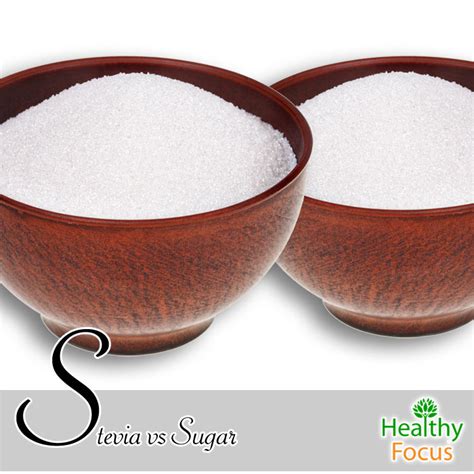 Stevia vs Sugar - Healthy Focus