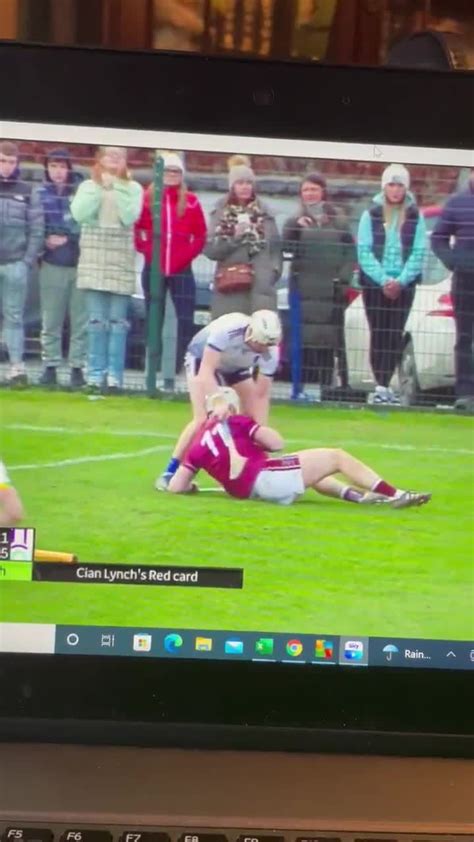 Cian Lynch Red Card Incident in Fitzgibbon Cup Final : hurling