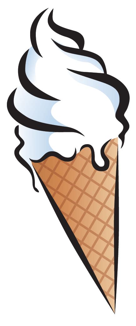 Melting ice cream cone clipart black and white clipartfest – Clipartix