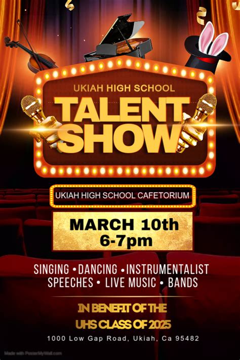 School Talent Show Poster