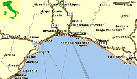 Cartina Della Liguria Ponente - Cartina Geografica Mondo