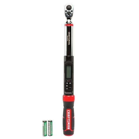 CRAFTSMAN 3/8-in Drive Digital Torque Wrench (20-ft lb to 100-ft lb) at Lowes.com