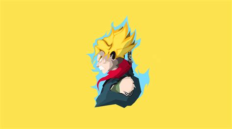 Son Goku Dragon Ball Super 4k Minimalism, HD Anime, 4k Wallpapers, Images, Backgrounds, Photos ...