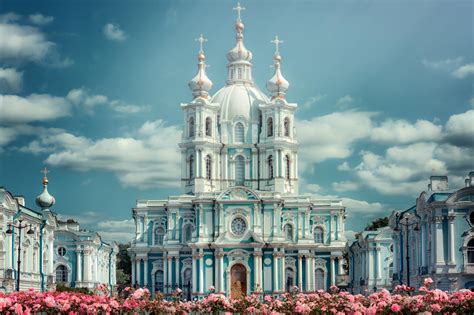 st petersburg, smolny convent, architecture Wallpaper, HD City 4K ...