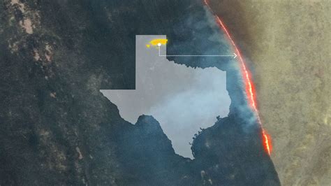 Map of the Texas wildfires shows where devastating blaze has spread