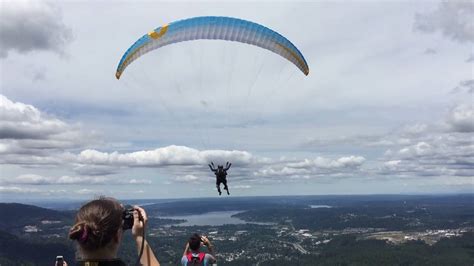 Paragliding at Poo poo point - Tiger mountain, Issaquah, Washington, USA. - YouTube