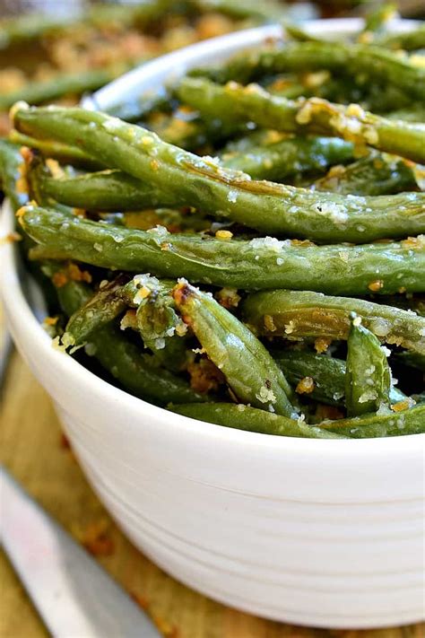 Parmesan Roasted Green Beans | Lemon Tree Dwelling