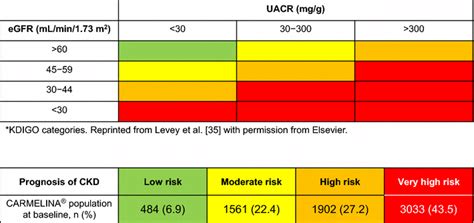 Prognosis of CKD in the CARMELINA® trial population by eGFR and... | Download Scientific Diagram