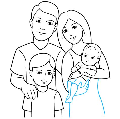 How to Draw a Family - Really Easy Drawing Tutorial