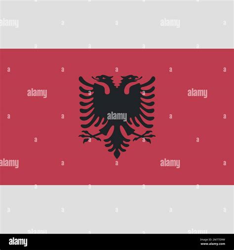 Albania flag vector illustration. National flag of Albania Stock Vector Image & Art - Alamy