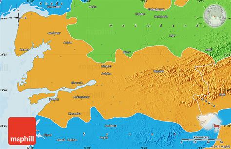 Political Map of Bharuch
