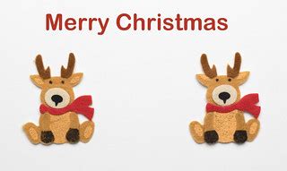 Merry Christmas message with two reindeers | 🇩🇪Professiona… | Flickr