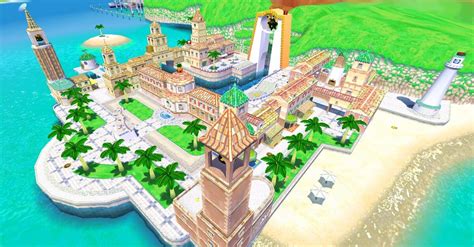 Delfino Plaza (Mario Sunshine) Minecraft Map