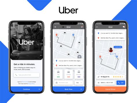 Uber Redesign App - Free Figma Resource | Figma Elements