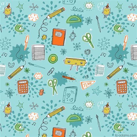 school days fabric design on Behance