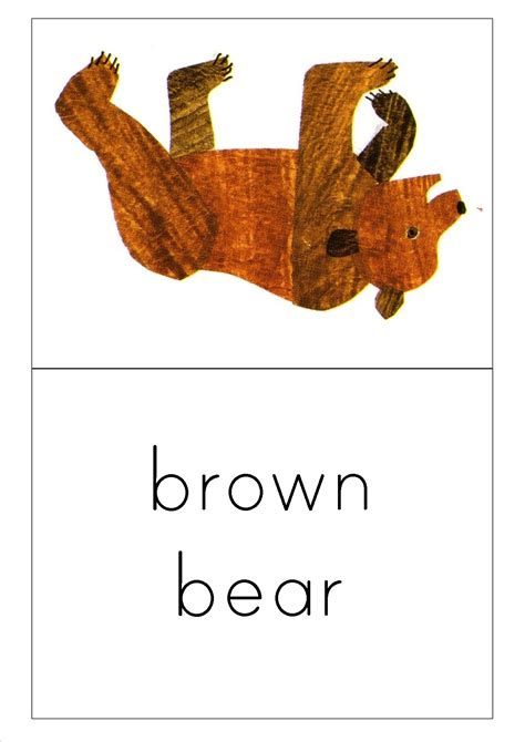 Brown Bear, Brown Bear, What Do You See? | Brown bear, Brown bear book, Brown bear printables