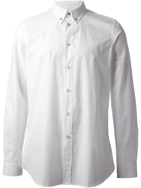 Lyst - Paul Smith Button Down Shirt in White for Men