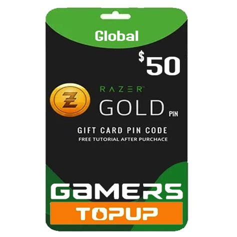 Razer Gold Pin 50 USD ( Global ) BD - Gamers Topup