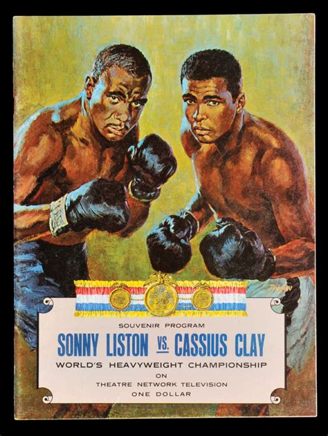 Muhammad Ali Sonny Liston Poster