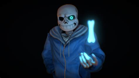 Sans from Undertale - 3D model by Georgia.Perry [c3e051b] - Sketchfab