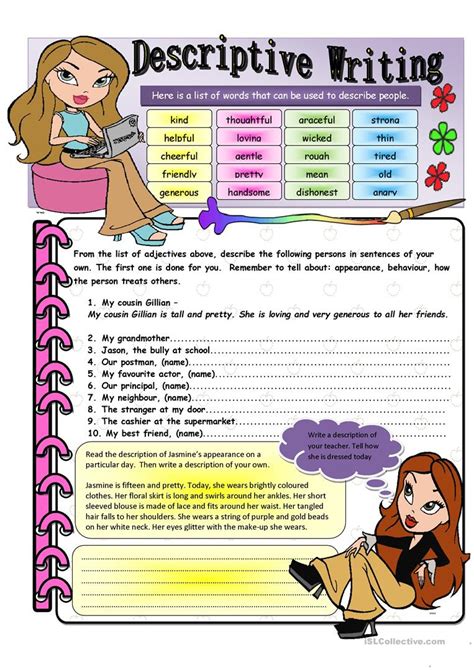 Descriptive Writing Worksheets | Writing Worksheets