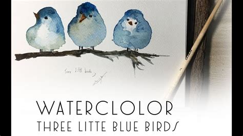 Three little birds Watercolor painting | Watercolor bird, Watercolor bird tattoo, Watercolor ...