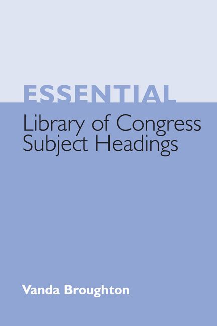 Chronological headings and subdivisions (Chapter 13) - Essential Library of Congress Subject ...