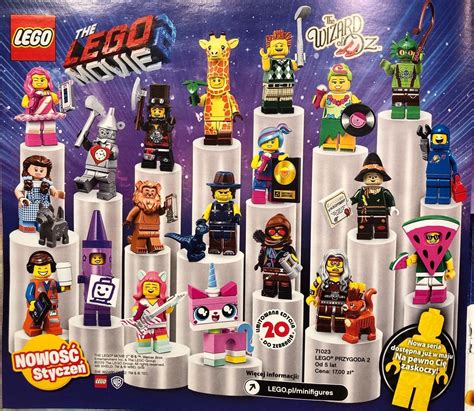 Lego Movie 2 Collectible Minifigures and Wizard of OZ - Lego 71023 - February 2019 - Minifigure ...