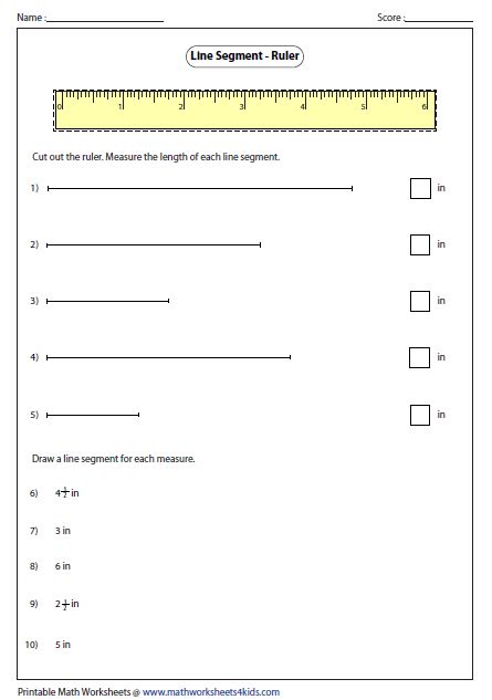 Measuring Length Worksheets