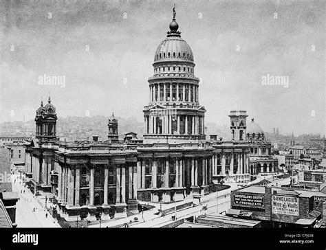 Old City Hall in San Francisco, 1906 Stock Photo - Alamy