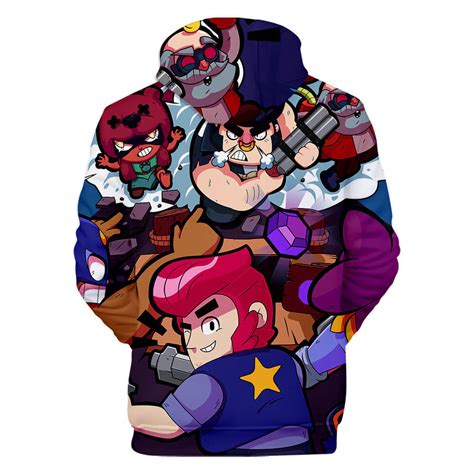 Brawl Stars Hoodie Sweatshirt All Character El Primo Nita | Brawl Stars