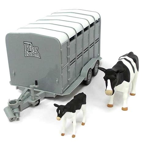 Big Farm Cattle Trailer With Cows Wholesale