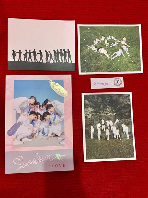 Seventeen Love & Letter Album with Photobook, CD, and Postcards ...