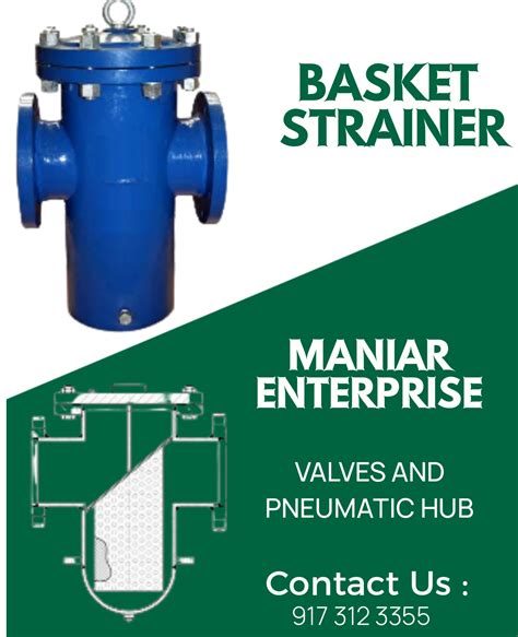 Industrial Basket Strainer - Maniar Enterprise | Valves and Pneumatic HUB